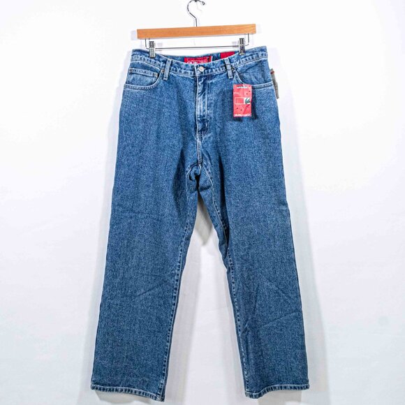 Quiksilver Jeans QuikJean Relaxed Straight Surf Skate 32 x 30 Y2K Baggy - Picture 2 of 12